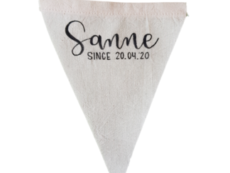 Persoonlijk vlaggetje lettertype 2