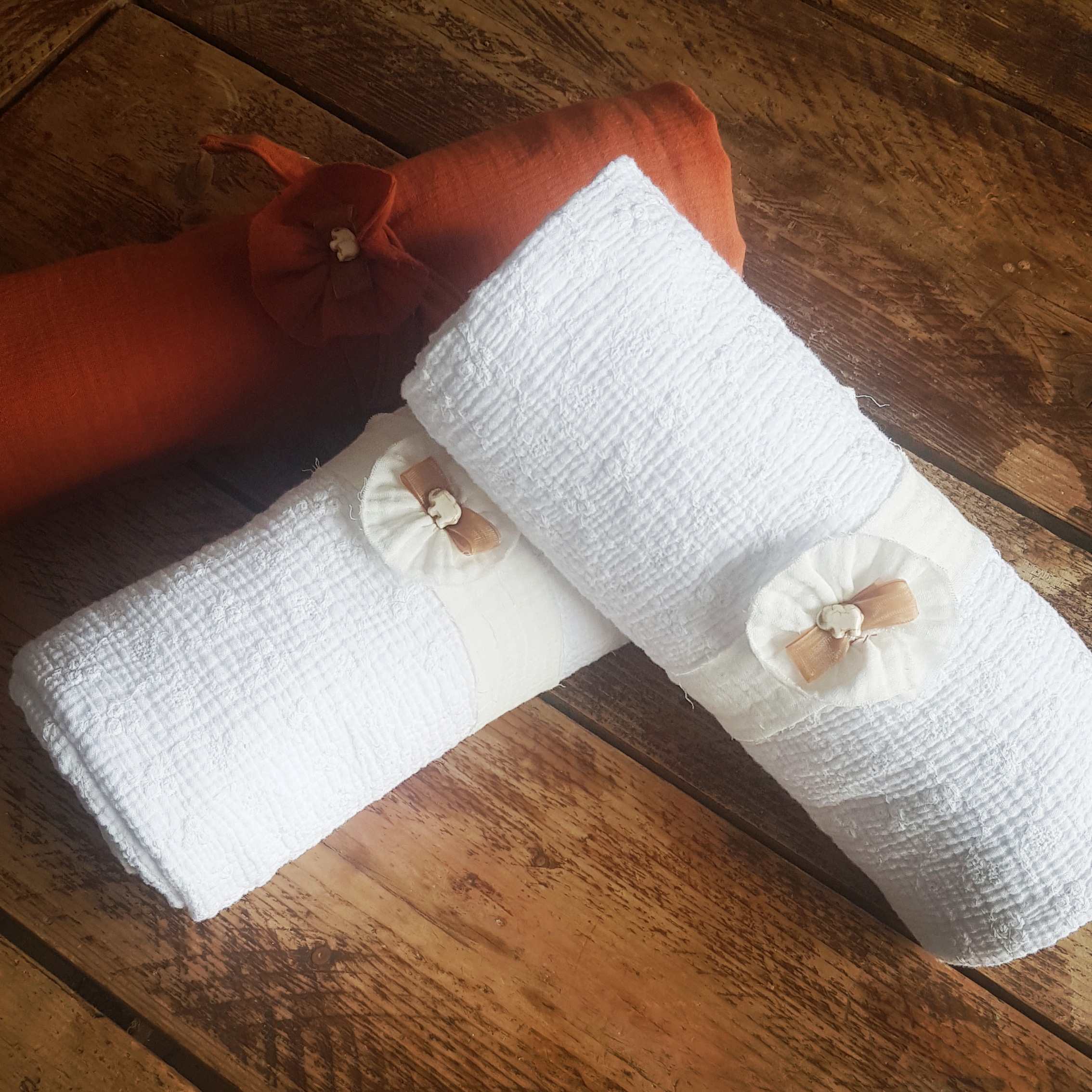 XXL hydrofiele doek brique - Afbeelding 4