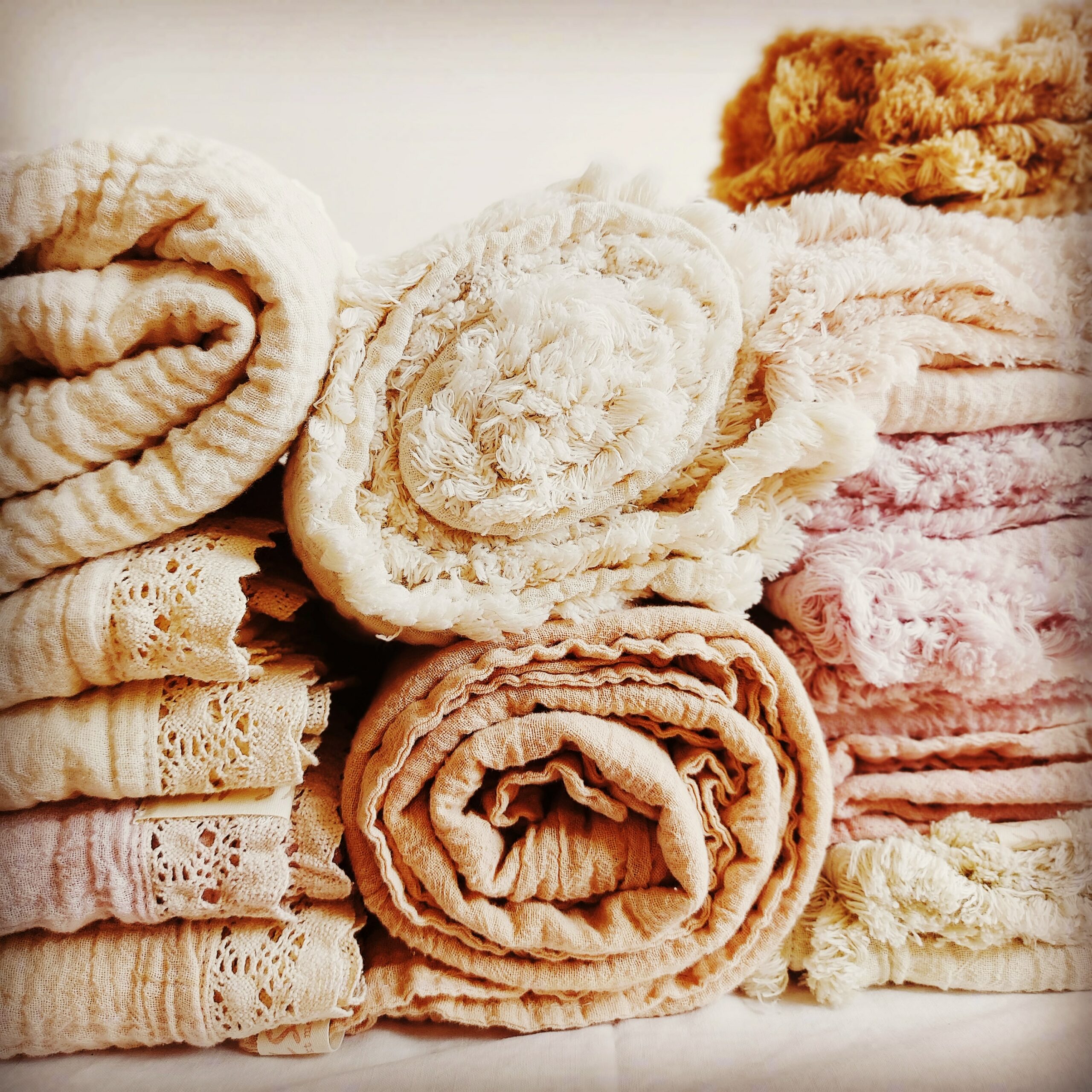 Zachte katoenen zomerdekentjes