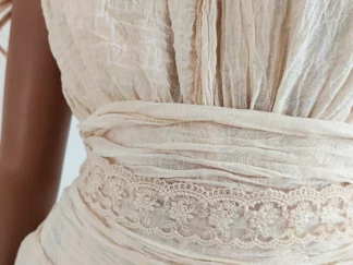 DIY draping dress naturel